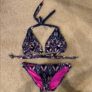 BECCA Multicolor Patterned Bikini